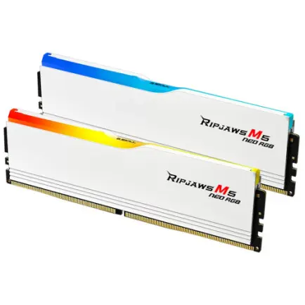 Модуль пам`ятi DDR5 2x32GB/6000 G.Skill Ripjaws M5 Neo RGB White (F5-6000J3636F32GX2-RM5NRW)