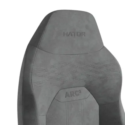 Крісло для геймерів Hator Arc 3 L Velour Grey (HTC3446L)