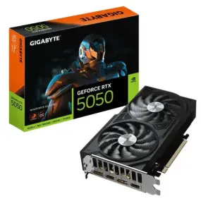 Видеокарта GF RTX 5050 8GB GDDR6 WindForce OC V2 Gigabyte (GV-N5050WF2OCV2-8GD)