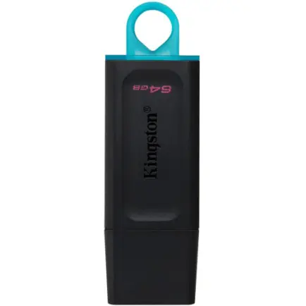 Флеш-накопитель USB3.2 64GB Kingston DataTraveler Exodia Black/Teal (DTX/64GB)