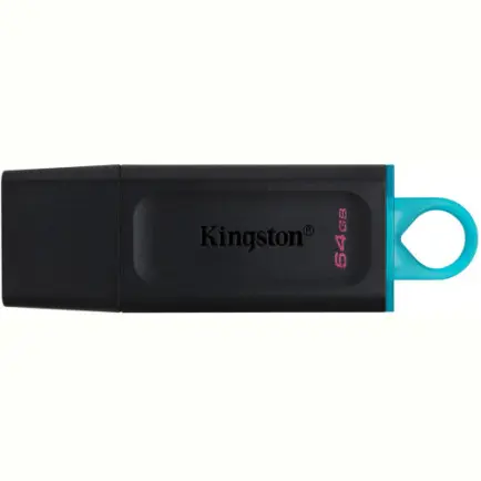 Флеш-накопитель USB3.2 64GB Kingston DataTraveler Exodia Black/Teal (DTX/64GB)