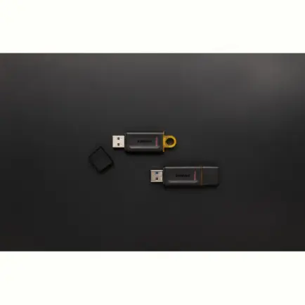 Флеш-накопитель USB3.2 64GB Kingston DataTraveler Exodia Black/Teal (DTX/64GB)