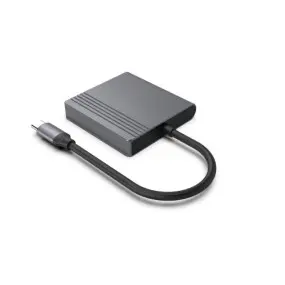 Док-станция Cablexpert USB-C 3-в-1 (A-CM-HDMIFDPF-01)