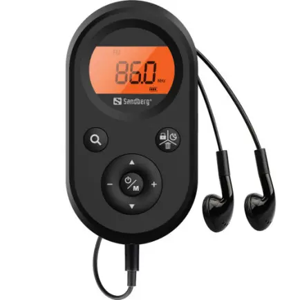 Радіоприймач Sandberg FM/AM кишеньковий (Rechargeable)