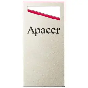 Флеш-накопичувач USB 64GB Apacer AH112 Gold/Red (AP64GAH112R-1)