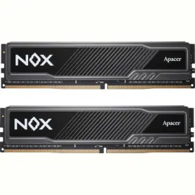 Модуль пам`ятi DDR4 2x8GB/3200 Apacer NOX (AH4U16G32C28YMBAA-2)