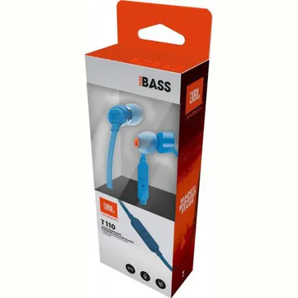 Гарнитура JBL T110 Blue (JBLT110BLU)