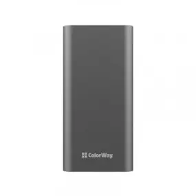 Универсальная мобильная батарея ColorWay 20000mAh Gray (CW-PB200LPH3GR-PDD)