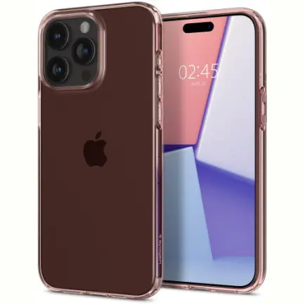 Чохол-накладка Spigen Crystal Flex для Apple iPhone 15 Pro Max Rose Crystal (ACS06445)