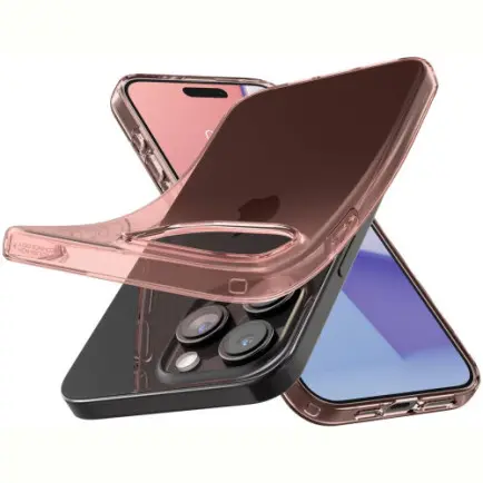 Чохол-накладка Spigen Crystal Flex для Apple iPhone 15 Pro Max Rose Crystal (ACS06445)