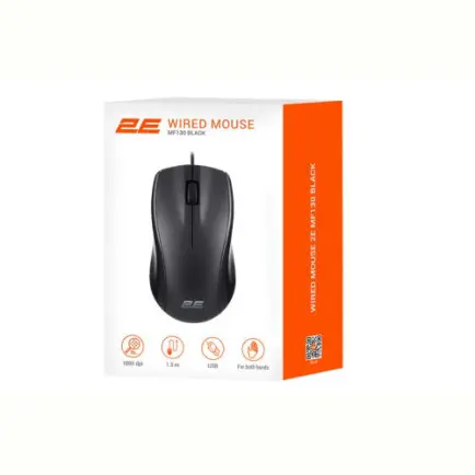Миша 2E MF130 Black (2E-MF130UB)