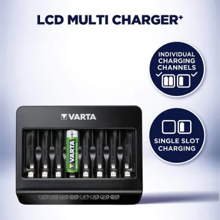 Сетевое зарядное устройство Varta LCD Multi Charger Plus AA/AAA Ni-Mh/Ni-Cd
