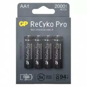 Аккумуляторы GP Recyko Pro 2000 (GP210AAHCB-2EB4)
