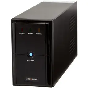 ИБП LogicPower LPM-1250VA, Lin.int., AVR, 3 x евро, металл