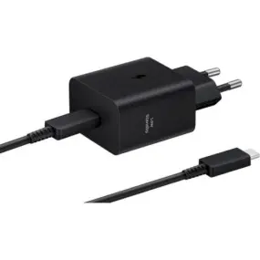 Сетевое зарядное устройство Samsung EP-T4511XBEGEU Black, 45W + кабель USB Type-C
