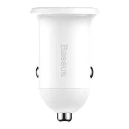 Автомобільний зарядний пристрій Baseus Grain Pro 4.8A 2USB White (CCALLP-02)