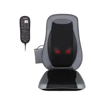Массажная накидка на кресло Naipo Neck & Back Massager с подогревом, вибрацией и функцией массажа Шиатцу (MGBK-2606H)