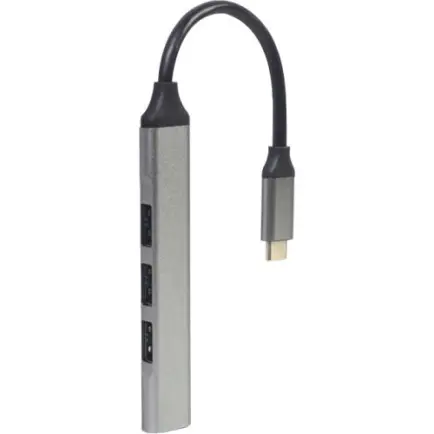 USB-хаб Gembird USB Type-C 4-в-1 (UHB-CM-U3P1U2P3-03)