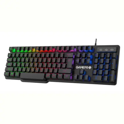 Клавиатура GamePro GK380 RGB Black