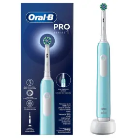Зубная электрощетка Braun Oral-B Pro1 D305.513.3 CrossAction Caribbean Blue