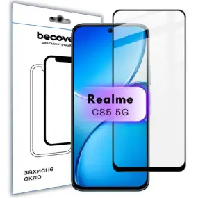 Защитное стекло BeCover для Realme C85 5G Black (715139)