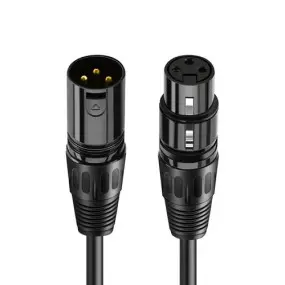 Микрофонный кабель Cabletime PRO XLR 3P XLR Male to Female 3м Black (CF24N)