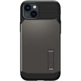 Чeхол-накладка Spigen Slim Armor with MagFit для Apple iPhone 14 Gunmetal (ACS04685)