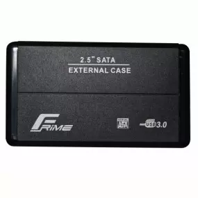 Зовнішня кишеня Frime SATA HDD/SSD 2.5", USB 3.0, Metal, Black (FHE20.25U30)