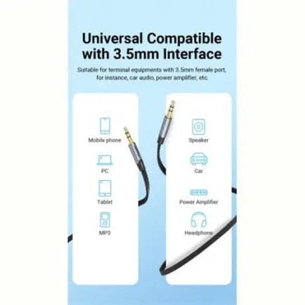 Кабель Vention 3.5 мм - 3.5 мм (M/M)