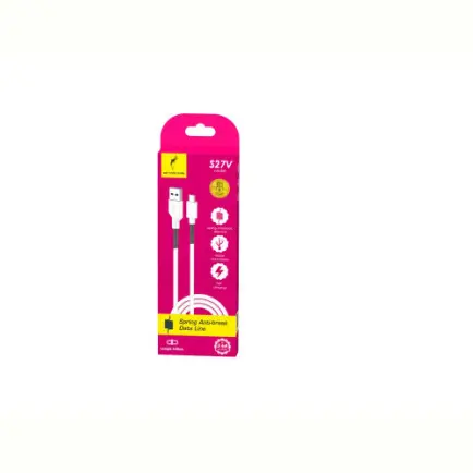 Кабель SkyDolphin S27V Spring Anti-Brake USB - micro USB (M/M)