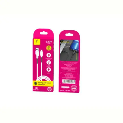 Кабель SkyDolphin S27V Spring Anti-Brake USB - micro USB (M/M)