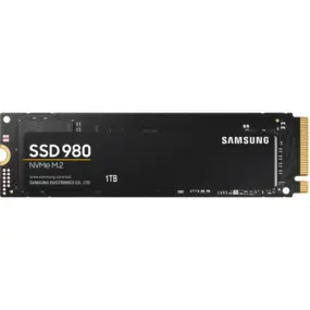 Накопитель SSD  1ТB Samsung 980 M.2 2280 PCIe 3.0 x4 NVMe V-NAND MLC (MZ-V8V1T0BW)