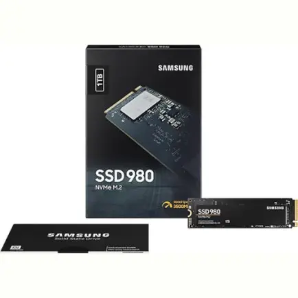 Накопичувач SSD  1ТB Samsung 980 M.2 2280 PCIe 3.0 x4 NVMe V-NAND MLC (MZ-V8V1T0BW)