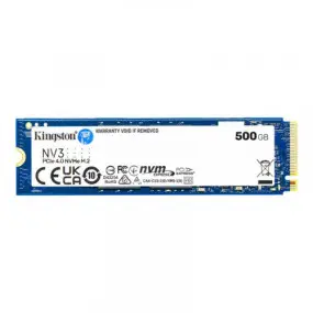 Накопитель SSD  500GB M.2 NVMe Kingston NV3 M.2 2280 PCIe Gen4.0 x4 (SNV3S/500G)
