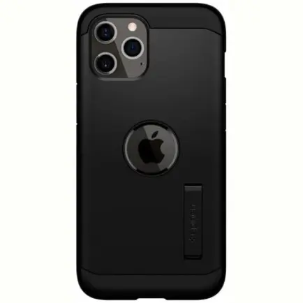 Чeхол-накладка Spigen Tough Armor для Apple iPhone 12 Pro Max Black (ACS01626)