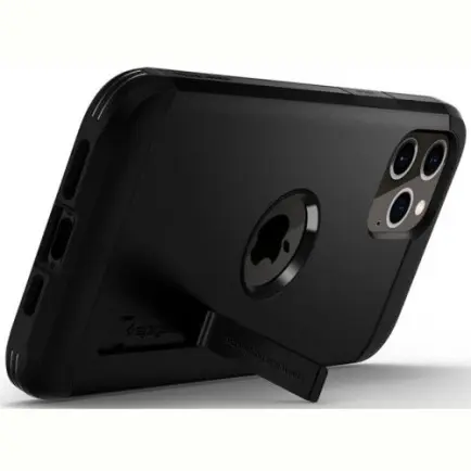 Чeхол-накладка Spigen Tough Armor для Apple iPhone 12 Pro Max Black (ACS01626)