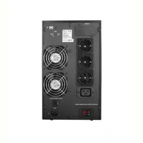 Джерело безперебійного живлення Powercom MAC-2K Schuko, Online, 3 х euro, LCD, RS-232, USB, металл (00230042)