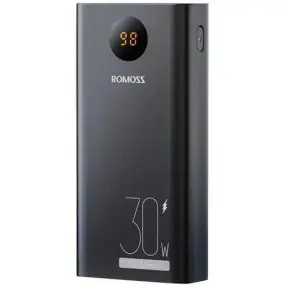 Універсальна мобільна батарея Romoss PEA30 30000mAh 30W Black (PEA30-292-2111H)