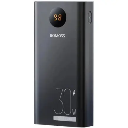 Универсальная мобильная батарея Romoss PEA30 30000mAh 30W Black (PEA30-292-2111H)