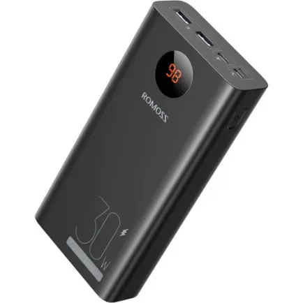 Универсальная мобильная батарея Romoss PEA30 30000mAh 30W Black (PEA30-292-2111H)