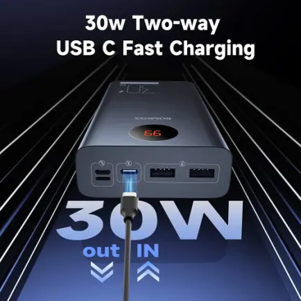 Универсальная мобильная батарея Romoss PEA30 30000mAh 30W Black (PEA30-292-2111H)