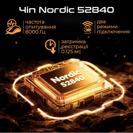 Мышь беспроводная RAWM ER21Pro Black