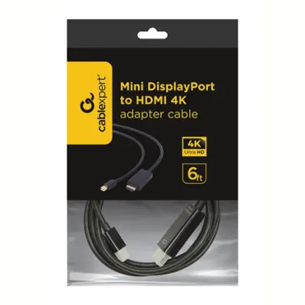 Кабель Cablexpert mini Displayport - HDMI V 1.2 (М/М)