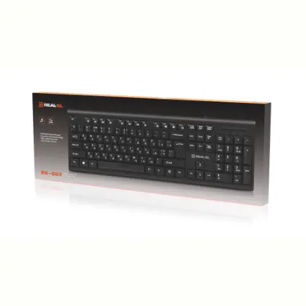 Клавіатура REAL-EL RK-507 Black