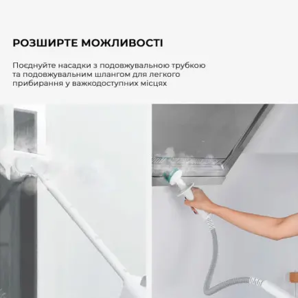 Пароочиститель Deerma Multi-function Steam Cleaner 1600W White (DEM-ZQ610)