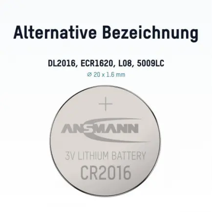 Батарейка Ansmann CR2016 BL 1шт