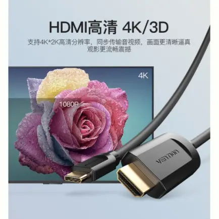 Адаптер-кабель Vention USB Type-C - HDMI (M/M)