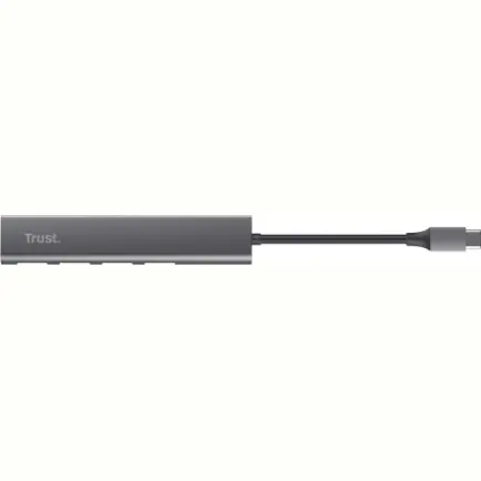 Концентратор Trust Halyx USB Type-C Grey (24948)