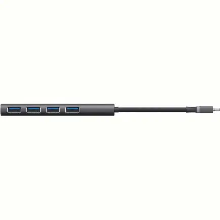 Концентратор Trust Halyx USB Type-C Grey (24948)