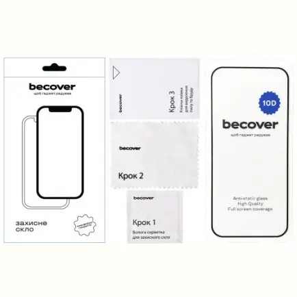 Захисне скло BeCover для Xiaomi Redmi Note 14 5G Black 10D (712727)